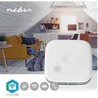 SmartLife Rookmelder | Wi-Fi | Batterij Gevoed | Levenscyclus sensor: 10 Jaar | EN 14604 | Max. batterijduur: 24 Maanden | Android / IOS | 85 dB | Wit - thumbnail