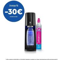 Soda- en bruiswaterapparaat - SODASTREAM - E-TERRA - 1 vaatwasserbestendige fles - 1 x 60L gasvulling - Zwart - thumbnail