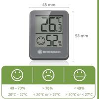 BRESSER ClimaTemp Hygro Indicator Set van 6 Thermo-/Hygrometers (grijs) - thumbnail