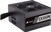 Corsair CX550M power supply unit 550 W 20+4 pin ATX ATX Zwart - thumbnail