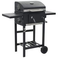 Houtskoolbarbecue met onderplank zwart - thumbnail