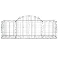 Schanskorf gewelfd 200x50x60/80 cm gegalvaniseerd ijzer - thumbnail