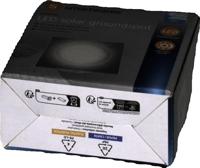 Ranex Ra-5000198 Vierkante Led Solar Grondspot Geborsteld Rvs Glas (5000.198) - thumbnail