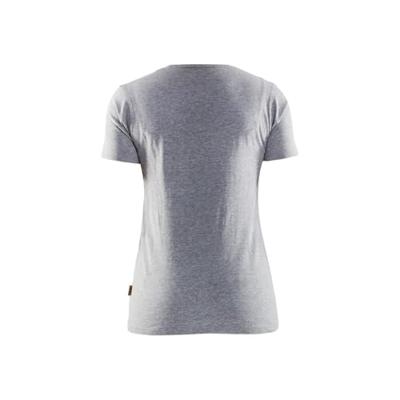 Blåkläder Dames T-Shirt 3D 34311043 | Grijs Mêlee | Maat 3XL - 7330509770917