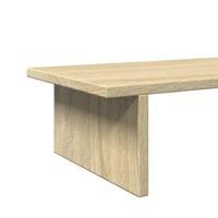 Monitorstandaard 100x27x15 cm bewerkt hout sonoma eikenkleurig - thumbnail