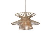 GOOD&MOJO Hanglamp 'Machu Picchu' Bamboe, 57cm, kleur Naturel - thumbnail