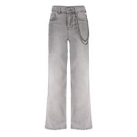 Frankie & Liberty Meisjes broek - Attitude Wide Leg - Grey Denim - thumbnail
