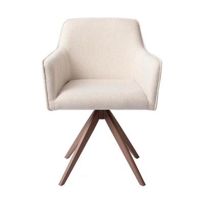Jesper Home Draaibare Eetkamerstoel 'Hofu' Turn Brown, kleur Enoki