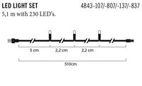 Kerstverlichting koppelbaar - 230 LEDs - 5 meter - thumbnail