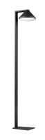 ETH Kevin Straight vloerlamp E27 zwart l26xw22xh150 - thumbnail