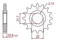 ESJOT Sprocket 525 17z standard - thumbnail
