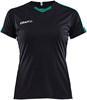 Craft 1905567 Progress Contrast Jersey W - Black/Team Green - L