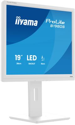 iiyama Desktop Monitor, B1980S-W1-19, TN, 1280x1024/75Hz, 1H1DP, HEEFT
