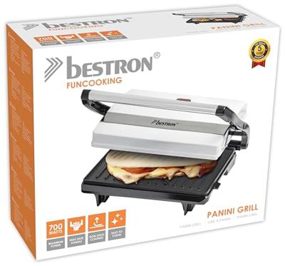 Bestron APM123W Panini Grill Wit