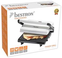 Bestron APM123W Panini Grill Wit - thumbnail