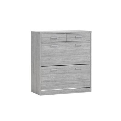 Schoenenkast Roan Grijze Eik S Schoenenkast Roan Grijze Eik S