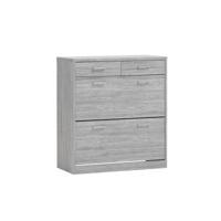 Schoenenkast Roan Grijze Eik S - thumbnail