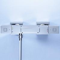 Grohe Cube Badkraan Thermostatisch Met Omstel En Koppeling Chroom - thumbnail