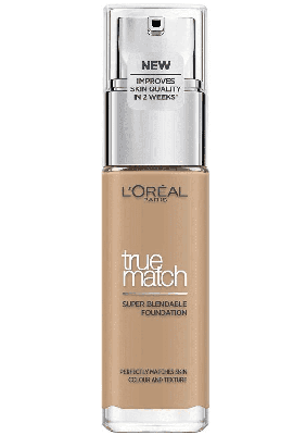 L’Oréal Paris True Match Foundation 5.N Sand - Natuurlijk Dekkende Foundation met Hyaluronzuur en SPF 17 - 30 ml