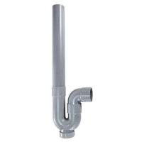 Afvoersifon - ROUSEAU - Horizontale uitloop - Ø40 mm - Grijs PVC - 47,5 mm schroefdraad - thumbnail