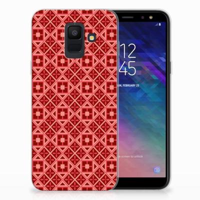 Samsung Galaxy A6 (2018) | TPU bumper | Batik Rood