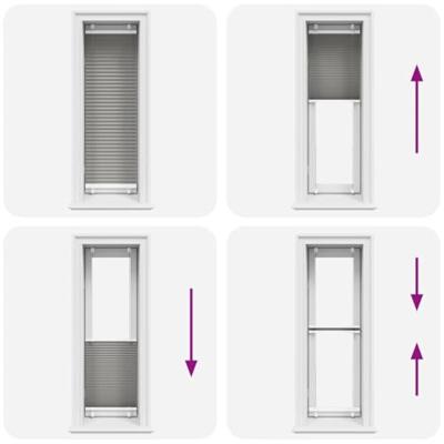 VidaXL Plissé rolgordijn 40x150 cm stofbreedte 39,4 cm antraciet