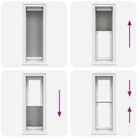 VidaXL Plissé rolgordijn 40x150 cm stofbreedte 39,4 cm antraciet - thumbnail