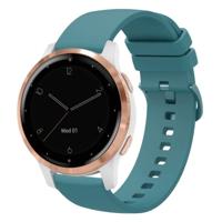Garmin Venu 3s / Vivoactive 4s / Venu 2s / Vivomove 3s / Forerunner 255s - Soft siliconen bandje - Blauwgroen - thumbnail