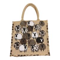 Juten Tas Schapen (30 x 30 cm) - thumbnail