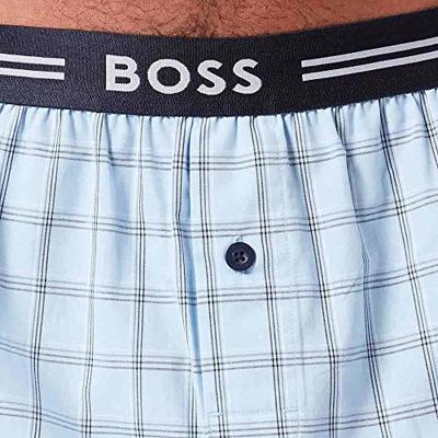 Boss Boxers wijd 3-pack blue - blauw