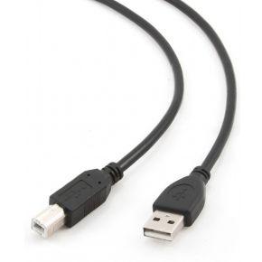Gembird CCP-USB2-AMBM-1M USB-kabel USB 2.0 USB A USB B Zwart