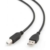 Gembird CCP-USB2-AMBM-1M USB-kabel USB 2.0 USB A USB B Zwart - thumbnail