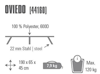 High Peak Oviedo campingbed kampeerbed