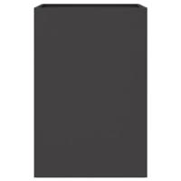 Plantenbak 52x48x75 cm staal zwart - thumbnail