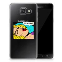 Samsung Galaxy A3 2016 Silicone Back Cover Popart Oh Yes - thumbnail