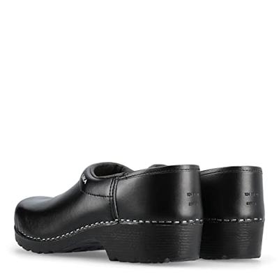 SIKA 124 Klomp Traditionel Dichte Hak PU Zwart - Maat 47 - 16.089.075.47