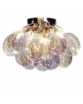 Plafondlamp zilver en parelmoer &apos;Gross&apos; By Rydens modern led lamp 300mm