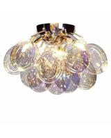 Plafondlamp zilver en parelmoer &apos;Gross&apos; By Rydens modern led lamp 300mm - thumbnail