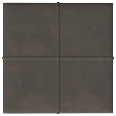 VidaXL Wandpanelen 12 st 1,08 m² 30x30 cm fluweel donkergrijs
