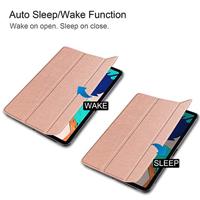 3-Vouw sleepcover hoes - iPad Pro 12.9 inch (2020) - Rose Goud - thumbnail