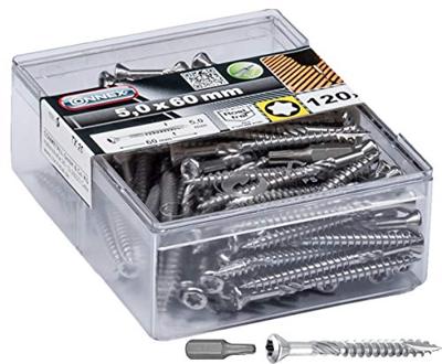 Connex Terrasschroef Tx25 5X60 120St Rvsc1 - DK3230003 Connex Terrasschroef Tx25 5X60 120St Rvsc1 - DK3230003