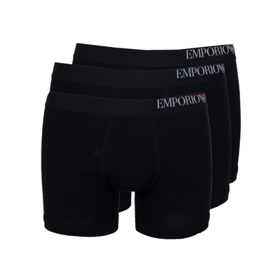 Emporio Armani 3-pack boxershorts brief nero/nero/nero Emporio Armani 3-pack boxershorts brief nero/nero/nero