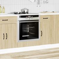 Ovenkast Kalmar bewerkt hout sonoma eikenkleurig - thumbnail