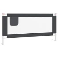 VidaXL Bedhekje peuter 180x25 cm stof donkergrijs - thumbnail