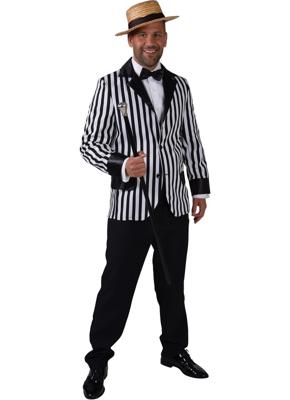 Colbert streep zwart/wit elite