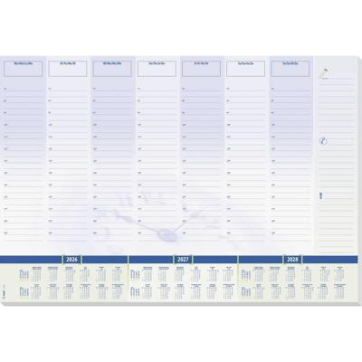 Sigel H6350 Bureau onderlegger Papier Weekplanner, Dagplanner Gelinieerd (b x h) 59.50 cm x 41 cm 2026, 2027, 2028 30 vellen Sigel H6350 Bureau onderlegger Papier Weekplanner, Dagplanner Gelinieerd (b x h) 59.50 cm x 41 cm 2026, 2027, 2028 30 vellen