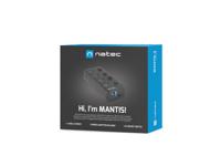 HUB NATEC Mantis 2 USB 3.0 4 poorten ON off met voeding - thumbnail