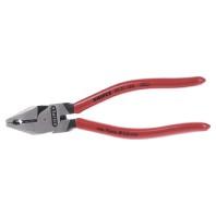 Knipex Kracht-Kombitang zwart geatramenteerd met kunststof bekleed 180 mm - 0201180 Knipex Kracht-Kombitang zwart geatramenteerd met kunststof bekleed 180 mm - 0201180