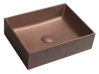 Vrijstaand Waskom Sapho Formigo 47,5x36,5 cm Koper - thumbnail