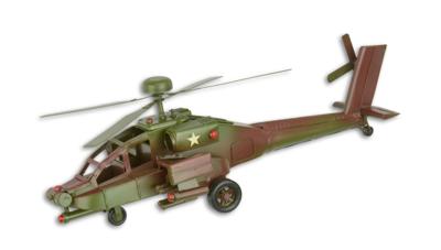 Blikken model van een apache helikopter Blikken model van een apache helikopter